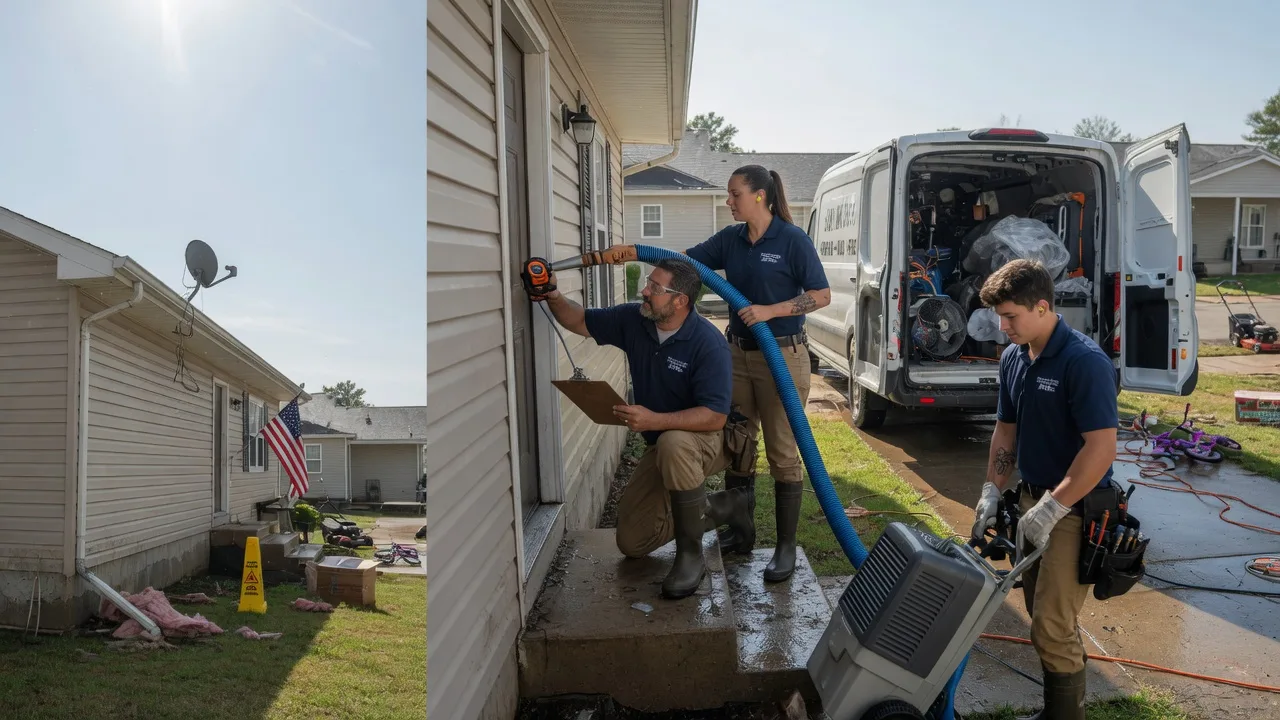 Ceiling Water Damage Restoration in Monticello, ME near me